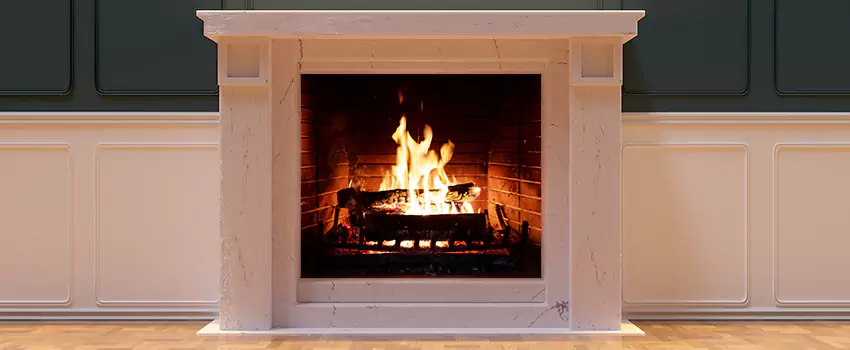 Decorative Electric Fireplace Installation in Quincy, Massachusetts
