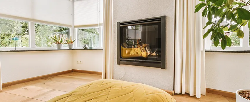 Residential Fireplace Ceramic Glass Installation in Quincy, MA