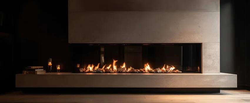 Gas Fireplace Ember Bed Design Services in Quincy, Massachusetts