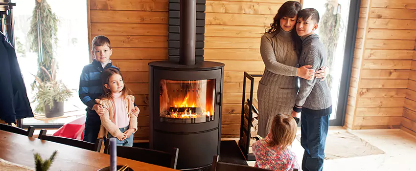 Morso Cast Iron Fireplace Insert Installation in Quincy, Massachusetts