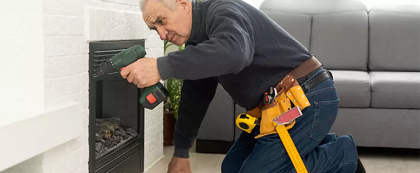 New Indoor Fireplace Installation in Quincy, Massachusetts