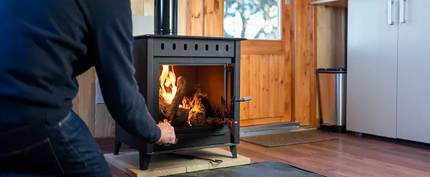 Open Hearth Wood Fireplace Installation in Quincy, MA