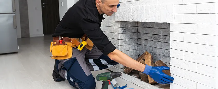 Fireplace Damaged Damper Frame Repair Services in Quincy, Massachusetts